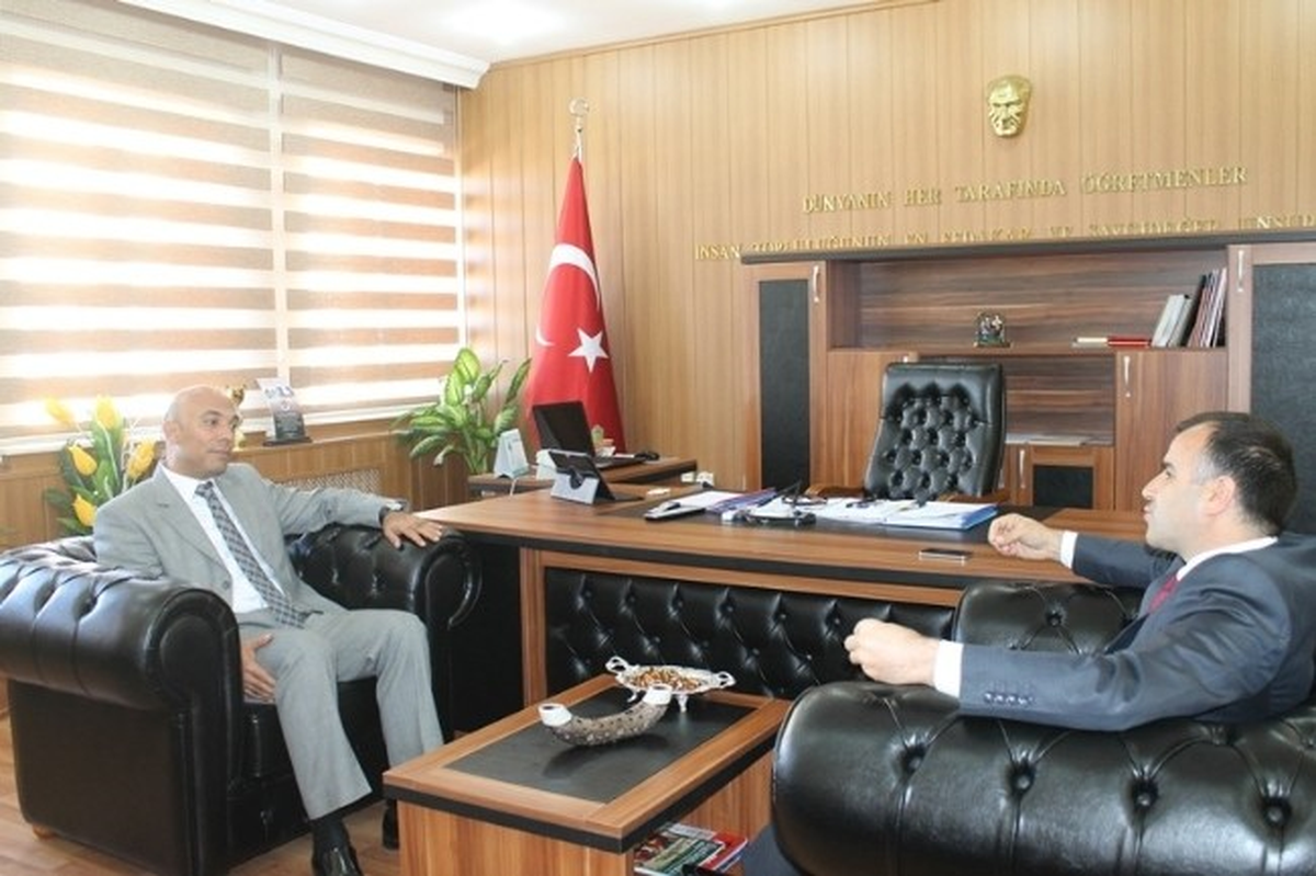 Emniyet Müdürü Şahne\'den Milli Eğitim Müdürü Sultanoğlu\'na Ziyaret
