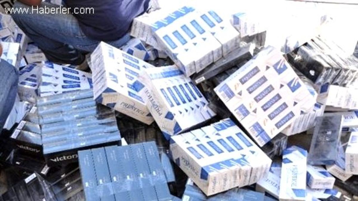 Gaziantep'te 21 Bin Paket Kaçak Sigara Ele Geçirildi