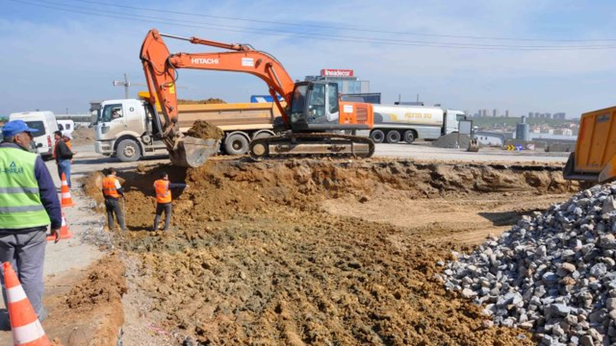 Gebze OSB\'de Kavşak Çalışması