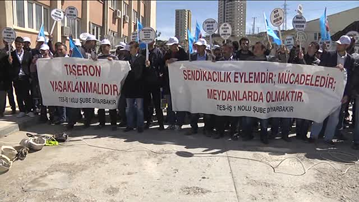 Müteahhit Firma İşçilerinden Eylem