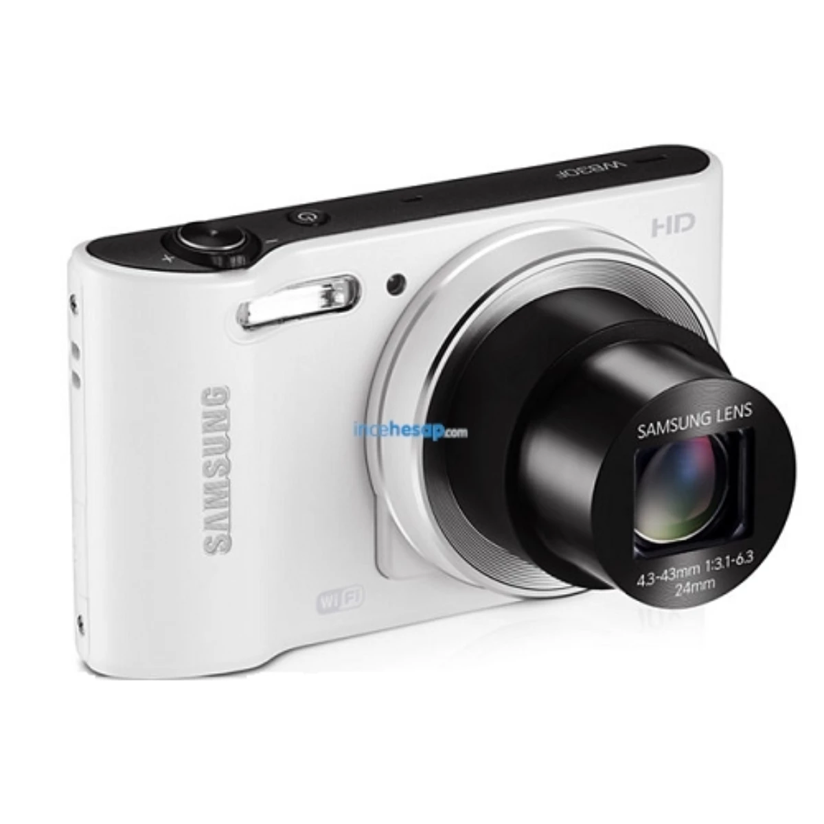 Samsung Wb30f Dijital Fotoğraf Makinesi Beyaz+çanta Hediyeli(Beyaz)