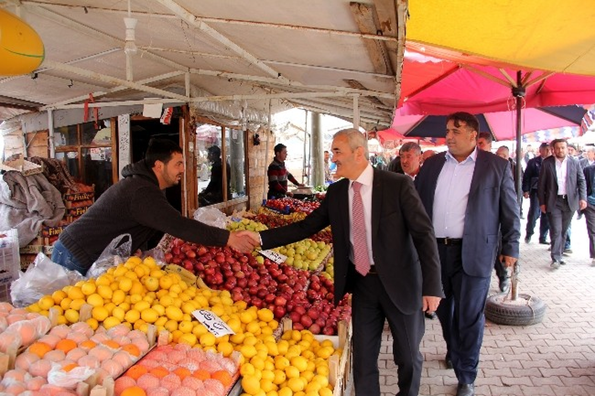 Osmancık Belediye Başkanı Karataş Perşembe Pazarını Gezdi