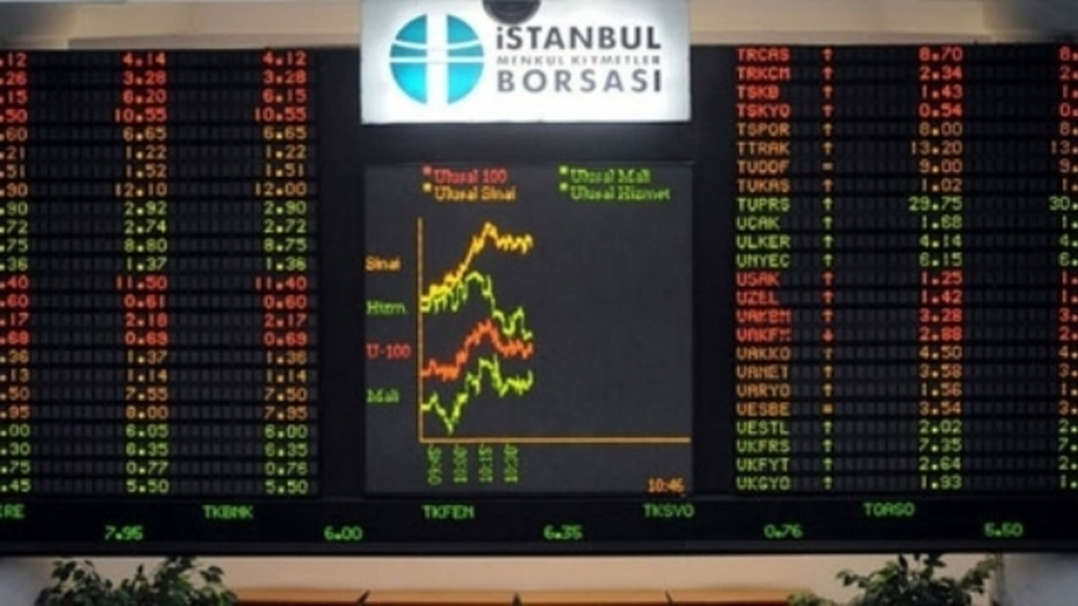 Borsada Birinci Seans Kapanış