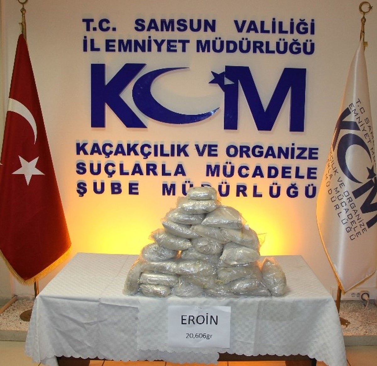 Samsun\'da 20 Kilo Eroini Buldu