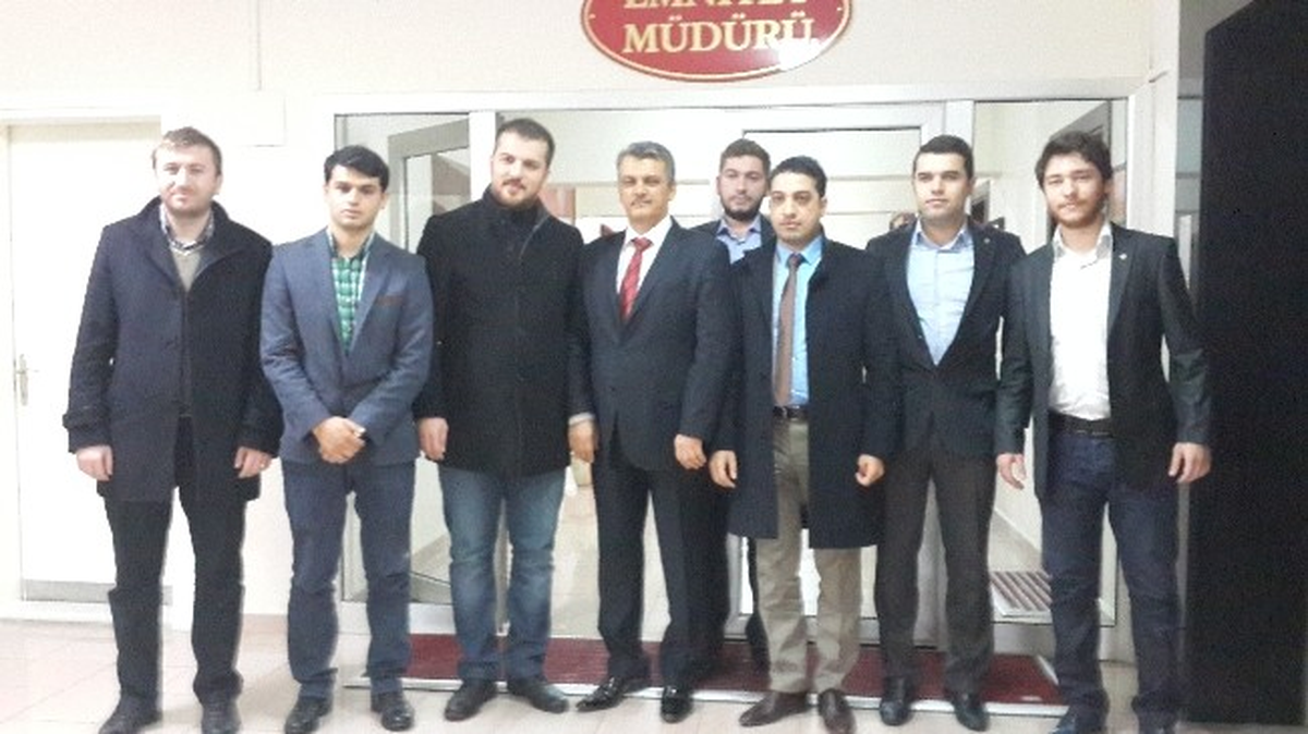 Genç Müsiad Yönetimi, Emniyet Müdürü Babadağı\'nı Ziyaret Etti