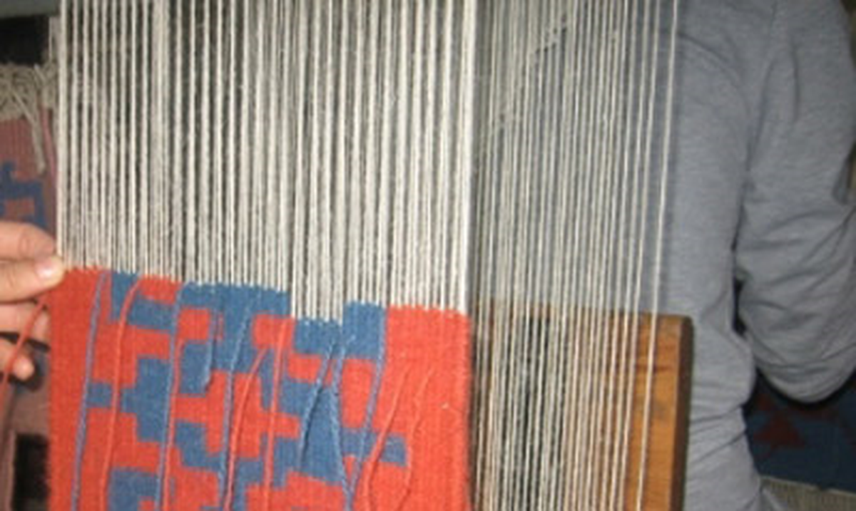 Hanönü\'nde Kilim Dokuma Kursu