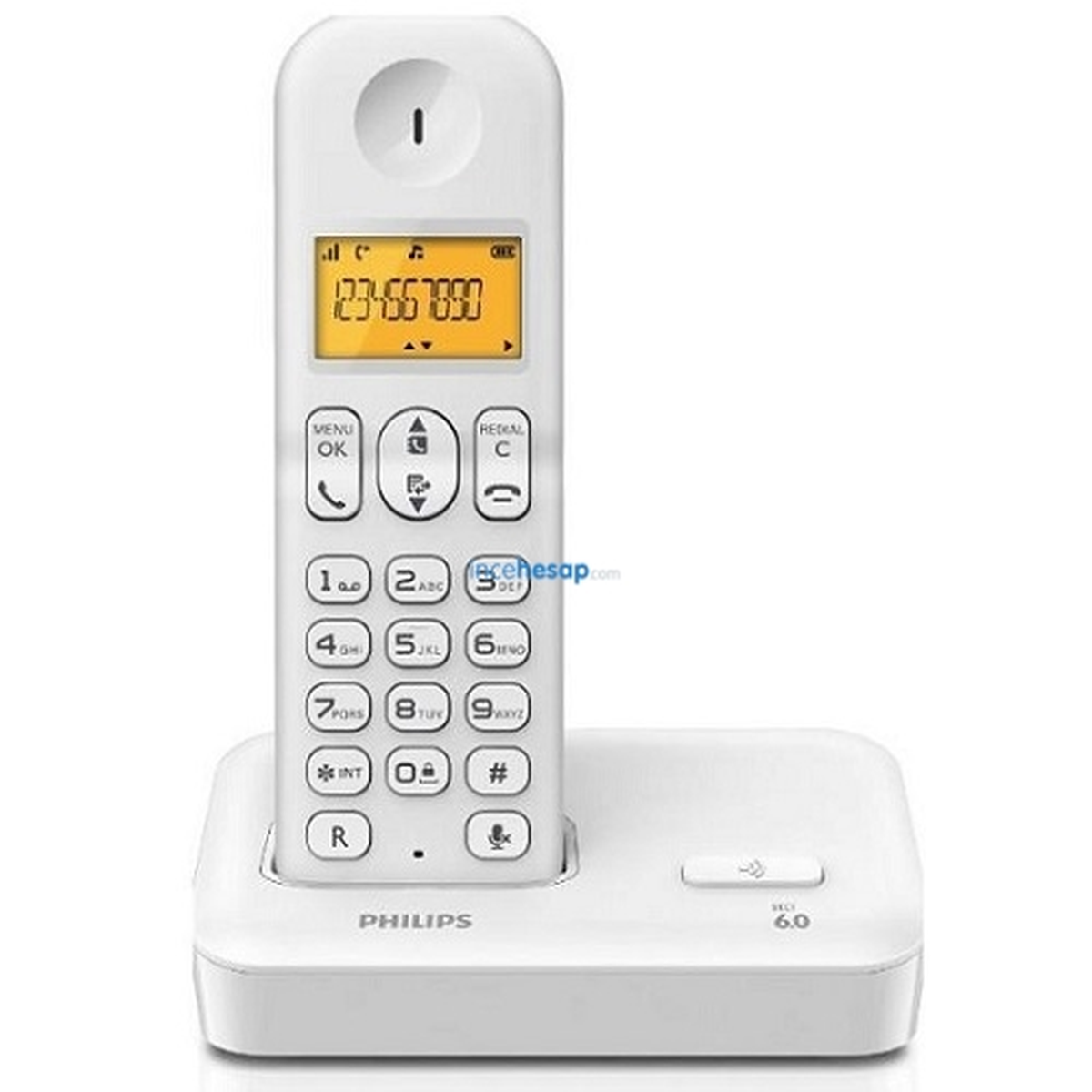 Philips D1501 Dect Telefon Beyaz