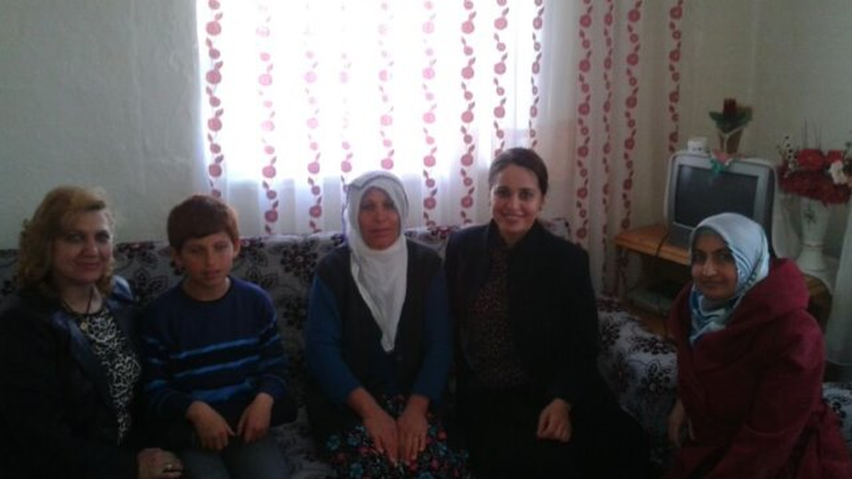 Sarızlı Aileye Moral Desteği Ziyareti