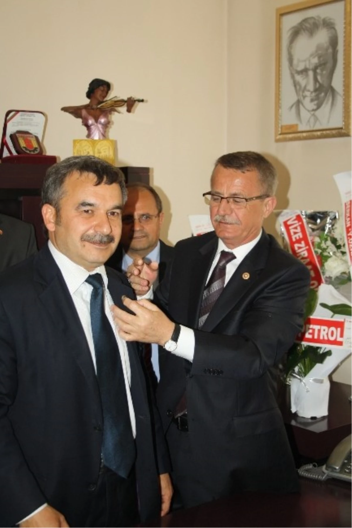 Vize Belediye Başkanı Sedat Balkı Koltuğuna Oturdu