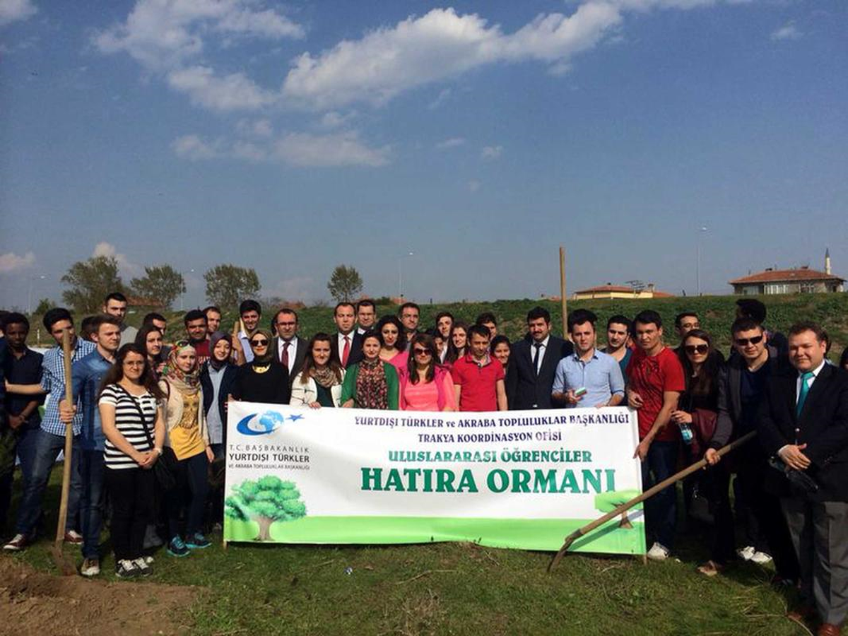 Yabancı Öğrenciler "Hatıra Ormanı" Oluşturdu
