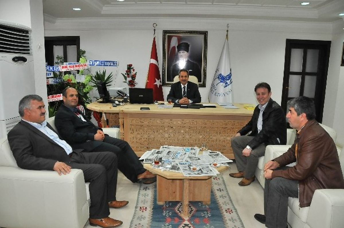 Başkan Akkaya\'ya Tebrik Ziyaretleri