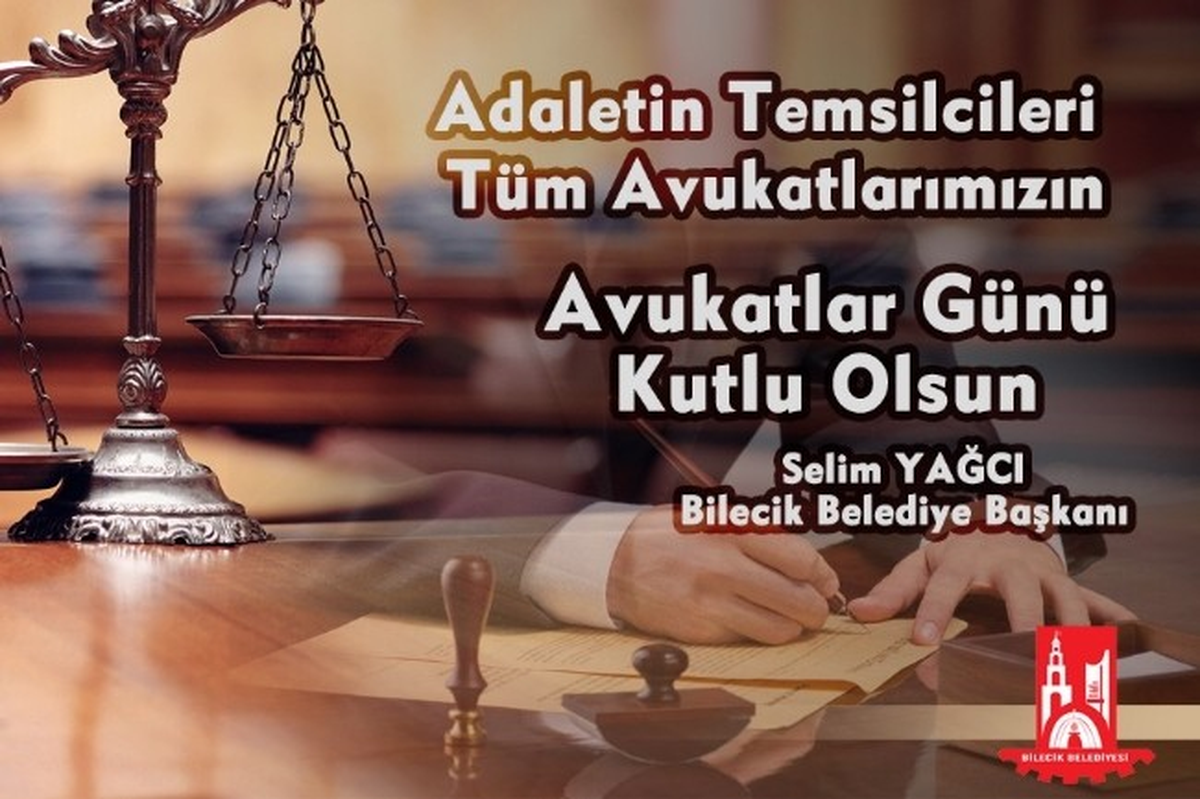 Başkan Yağcı\'dan Avukatlar Günü Mesajı