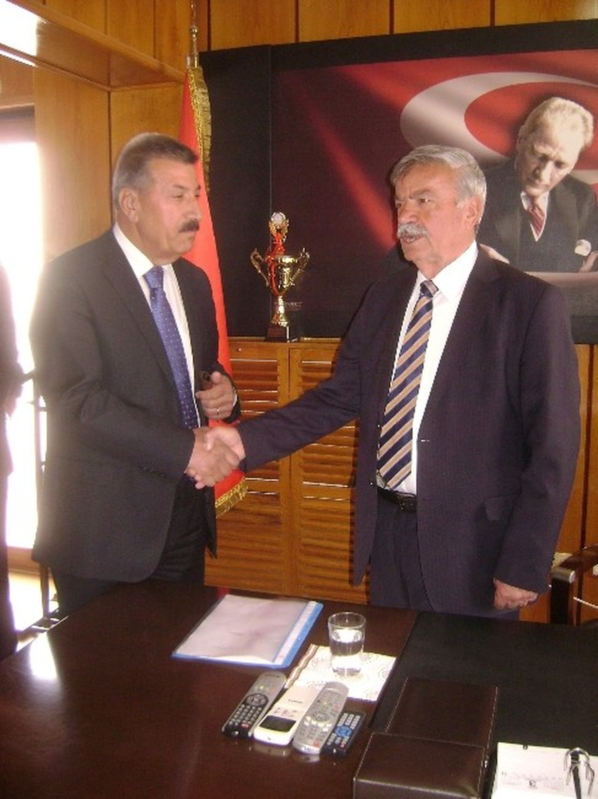 Doğanşehir\'de Belediye Başkanlğı Görevi Teslimi Yapıldı