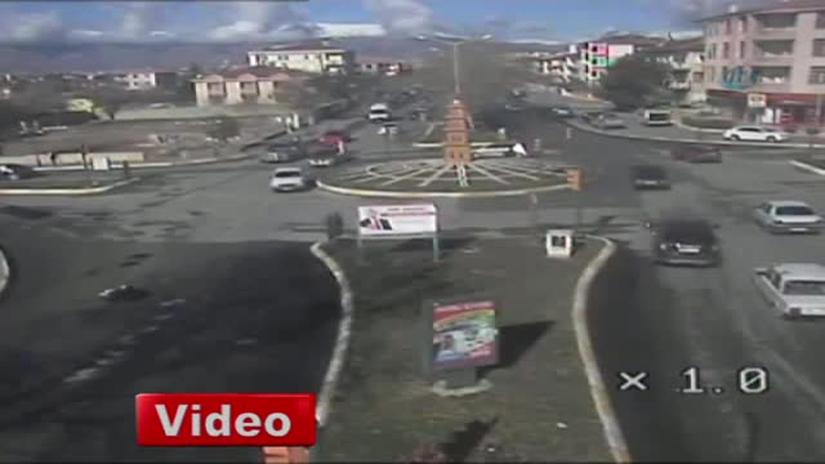 Erzincan\'da Meydana Gelen Kazalar Mobese\'de