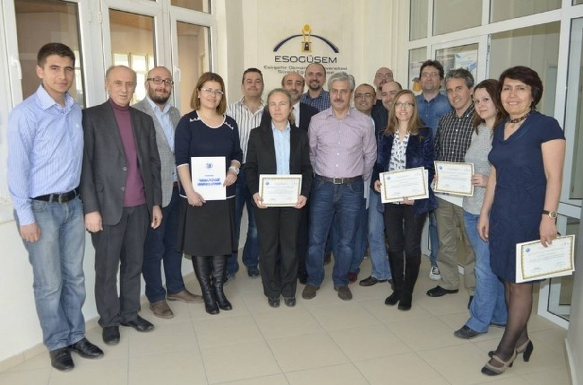 Esogüsem\'de Eğitilen Eğiticiler Sertifikalarını Aldılar