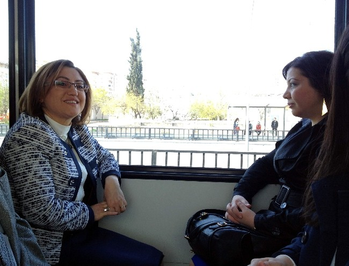 Gaziantep\'in Belediye Başkanı Şahin, Tramvaya Bindi
