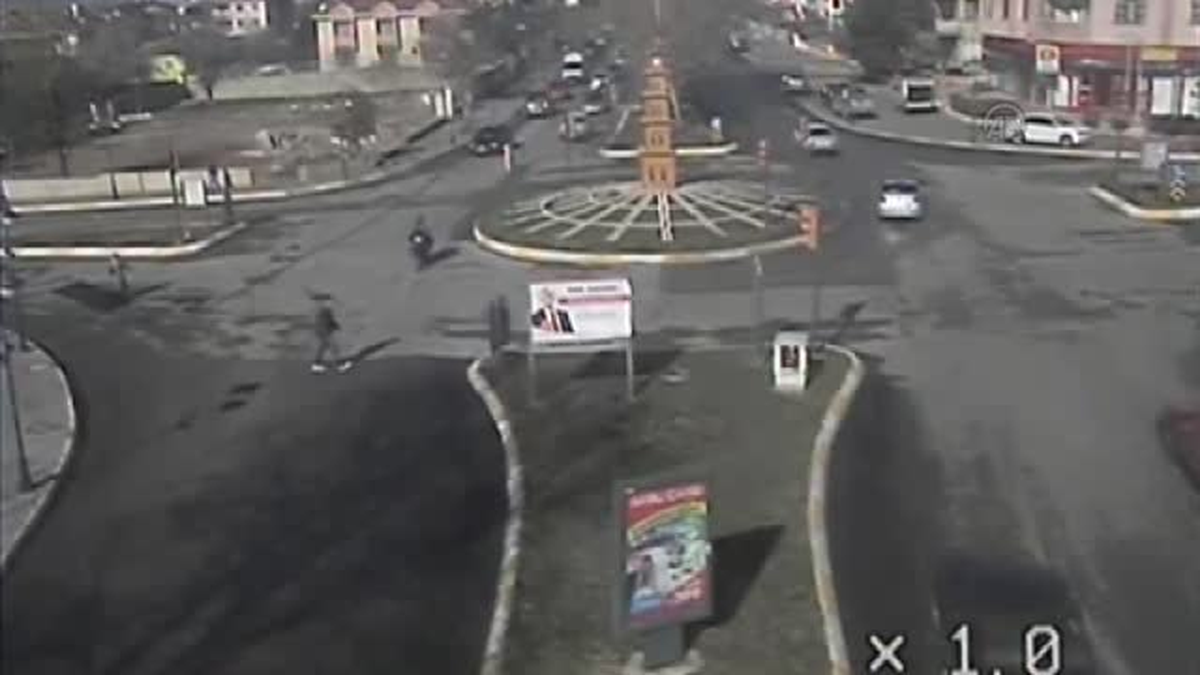 Trafik kazaları MOBESE\'ye yansıdı -