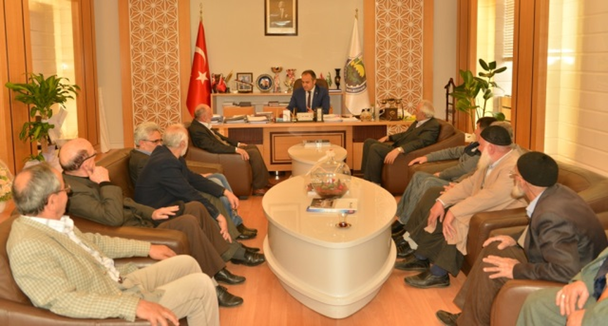 Başkan Aktaş\'a Ziyaretçi Akını