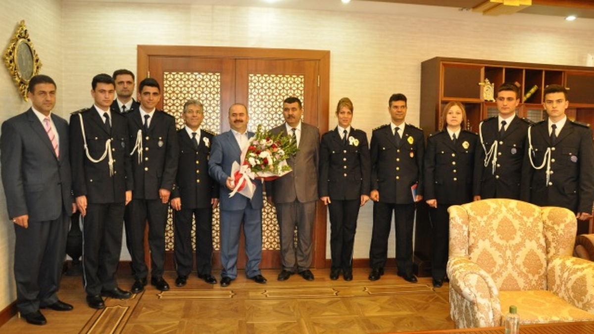 Siirt PMYO Müdürü Sami Ekim, Vali Aydın\'ı Ziyaret Etti