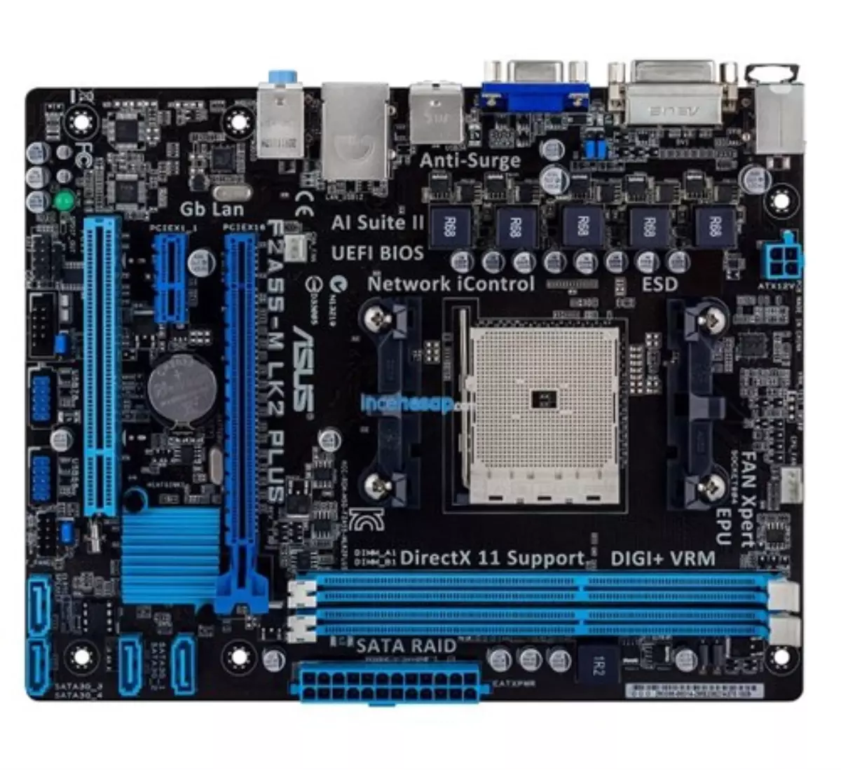 Asus F2a55-M Lk2 Plus Fm2 Ddr3 S+v+glan Uatx 16x