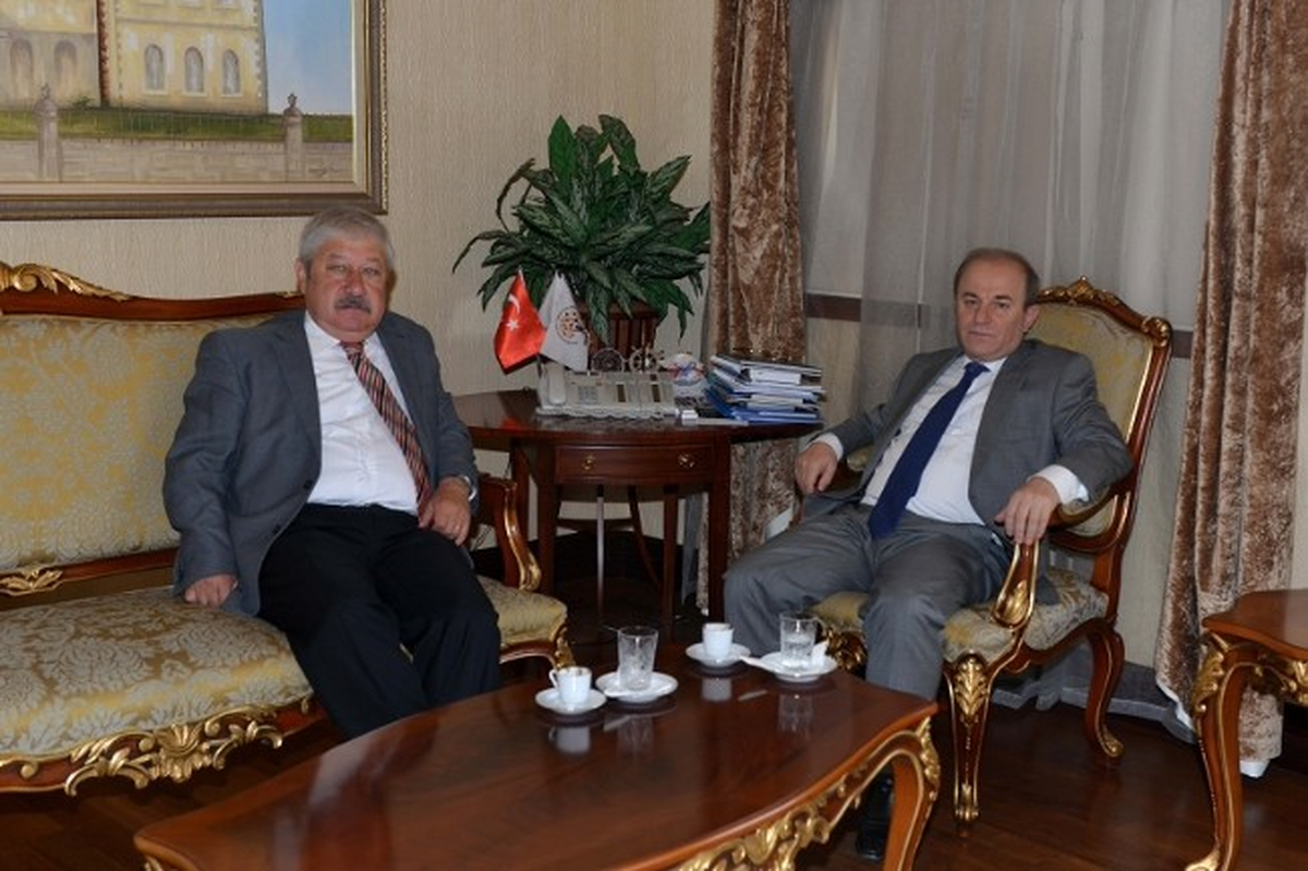 Başkanlığı Kaybeden Akaydın\'dan Vali Öztürk\'e Veda Ziyareti