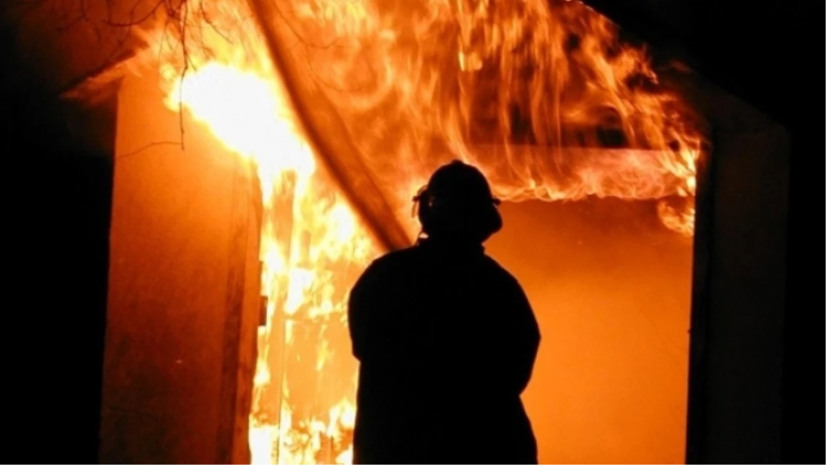 Kırıkkale\'de, Boş Evde Yangın Çıktı