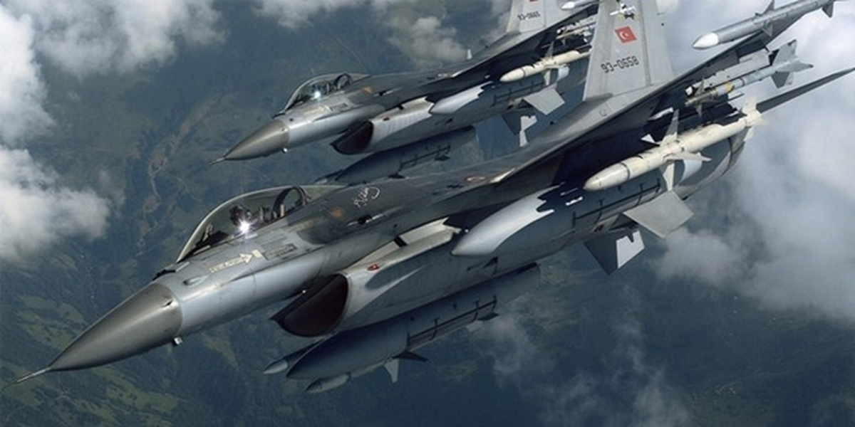 Suriye Füze Sisteminden F-16 Uçaklarına Taciz