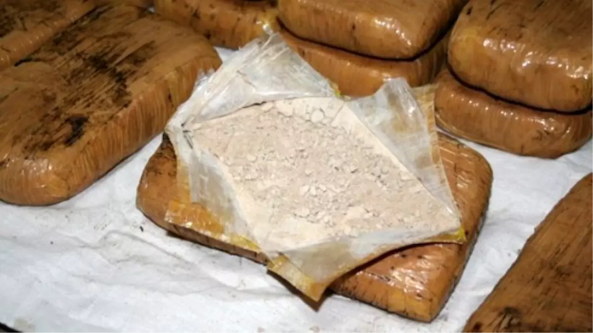 Erzurum'da 576 Kilo 962 Gram Eroin Ele Geçirildi