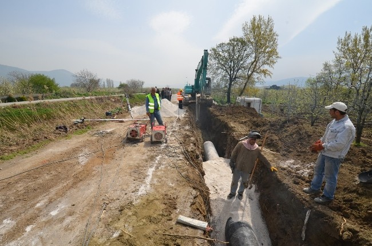3 Ayda 75 Kilometrelik İçme Suyu Hattı