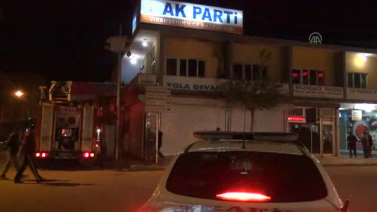 AK Parti Viranşehir İlçe Başkanlığı Binasında Yangın