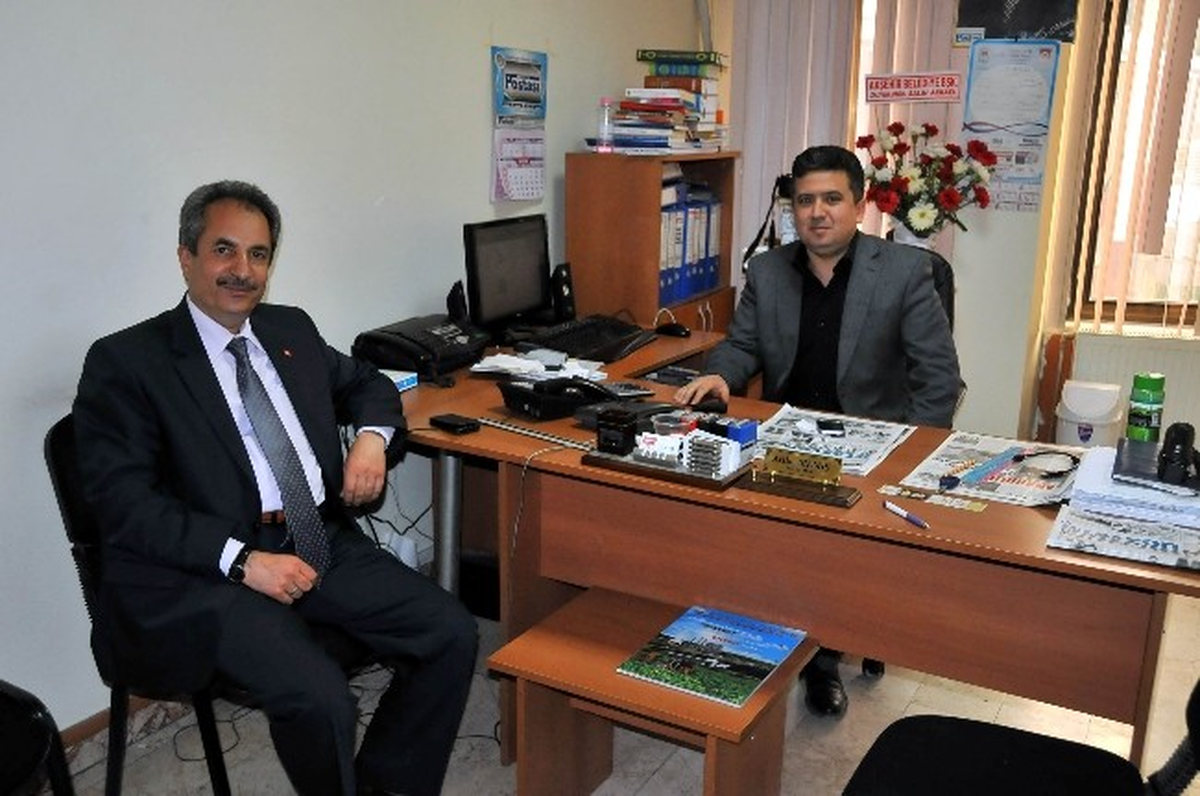 Başkan Akkaya\'dan Akşehir Postası Gazetesi\'ne Ziyaret