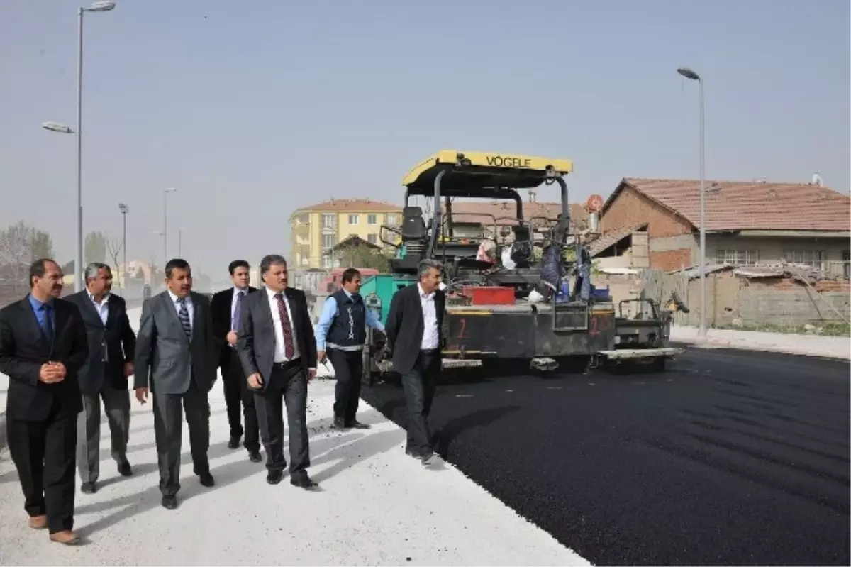 Malatya Büyükşehir Belediye Başkanı Ahmet Çakır, Yol Çalışmasını İnceledi