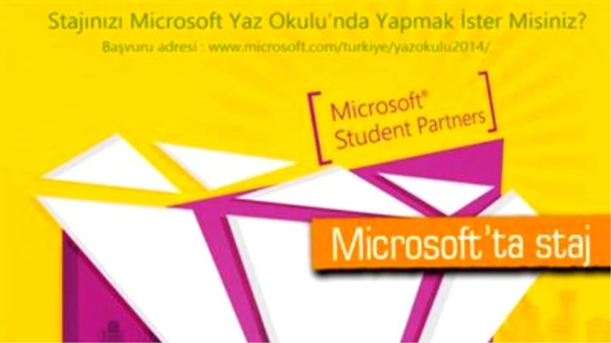 Microsoft Yaz Okulu Başvuruları Başladı