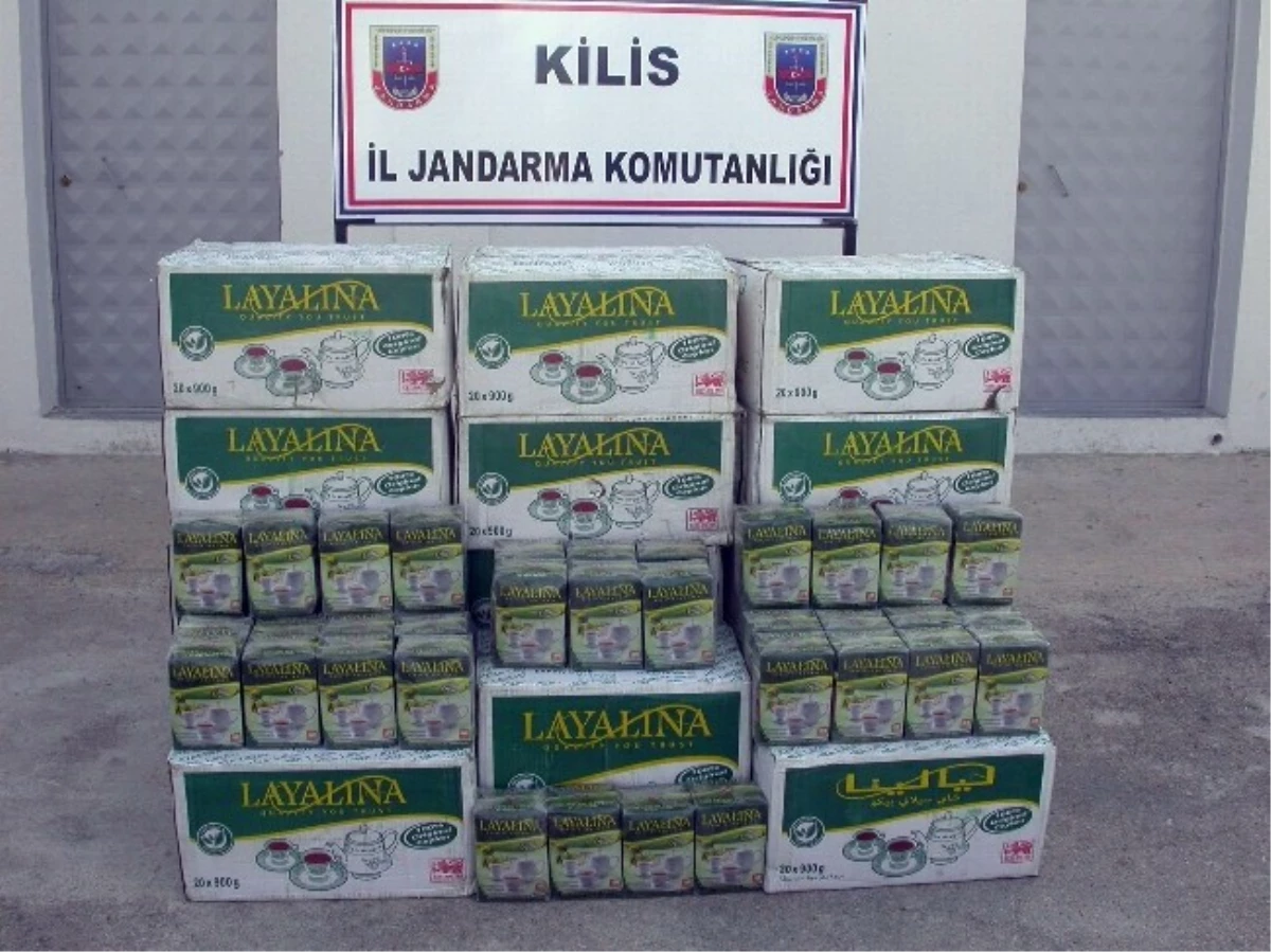 Kilis\'te 125 Kilo Kaçak Çay Ele Geçirildi
