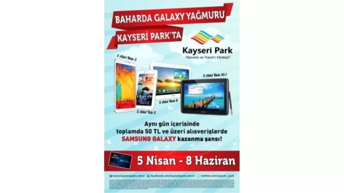 Baharda Galaxy Yağmuru Kayseri Park\'ta