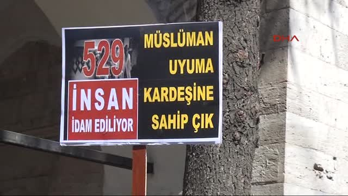 Mısır\'daki İdam Kararlarına Tokat\'ta Protesto