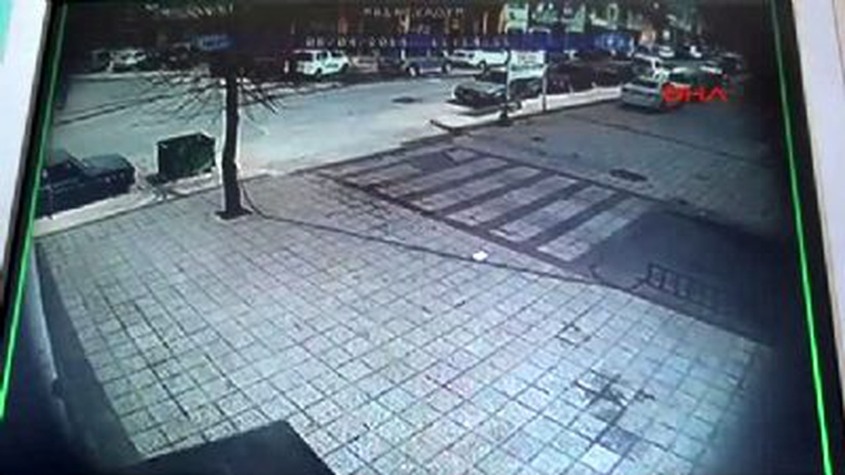 Sokakta İnfaz Güvenlik Kamerasında