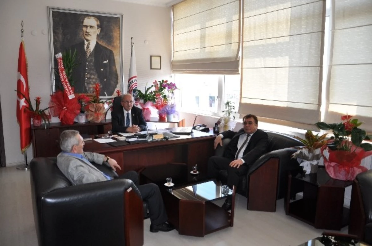 Trakya Gazeteciler Derneği Birliği\'nden Tekirdağ Büyükşehir Belediye Başkanı Albayrak\'a Ziyaret