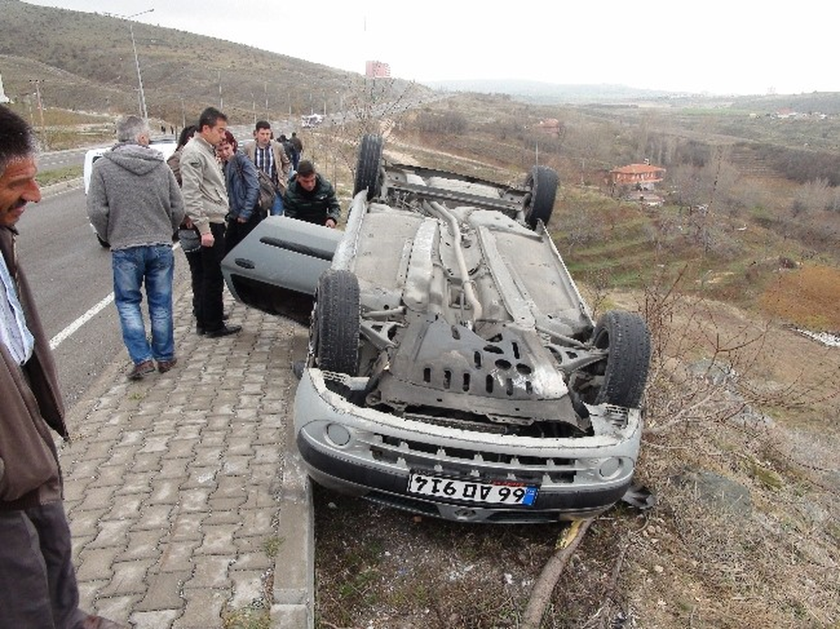 Yozgat\'ta Trafik Kazası: 1 Yaralı