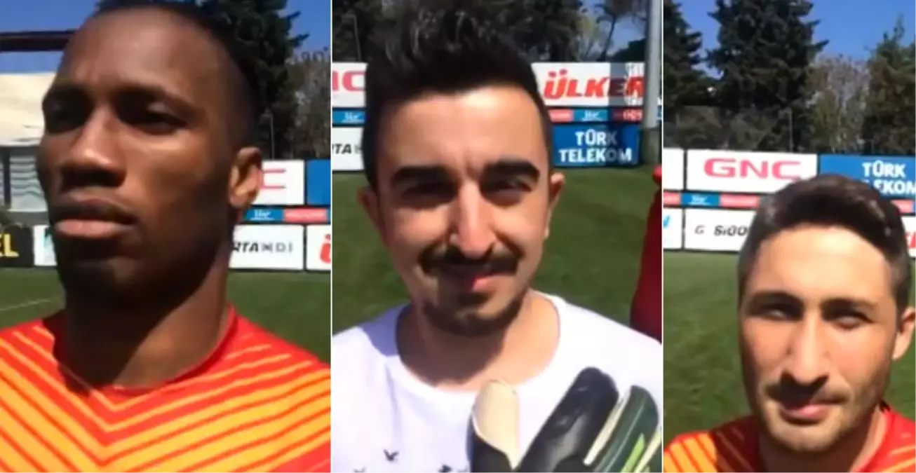 Halil Söyletmez Galtasaray\'lı Futbolcularla Vine Çekti