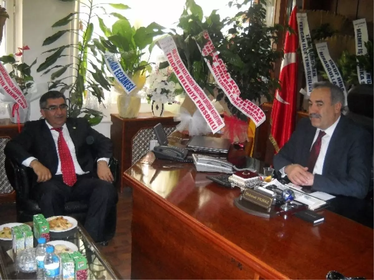 Milletvekili Işık'tan Başkan Yılmaz'a Tebrik Ziyareti