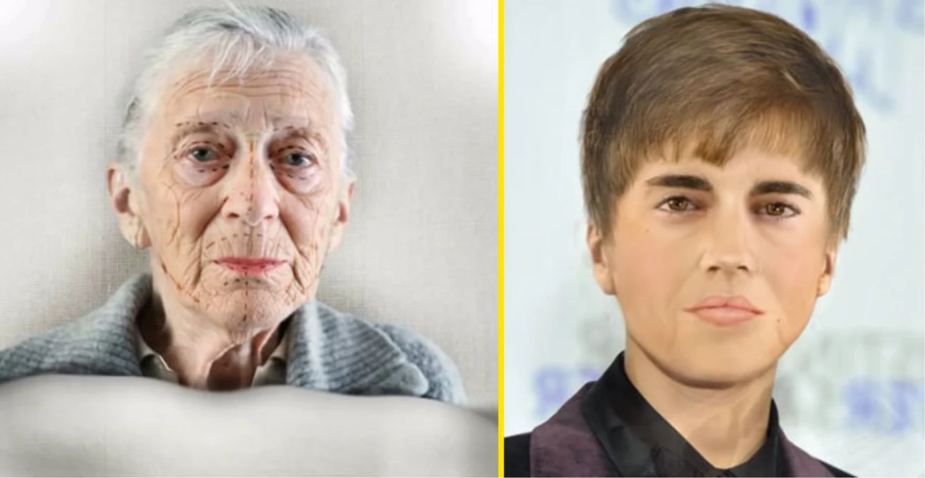 Photoshop\'la Yaşlı Bir Kadından Justin Bieber\'e Dönüşmek