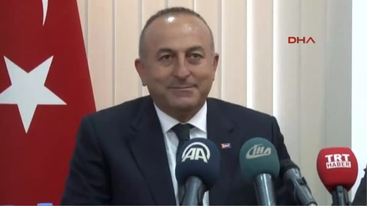 AB Bakanı Mevlüt Çavuşoğlu, Brüksel\'de Randevu Talebleri ile İlgili Haberleri KKTC\'de Değerlendirdi