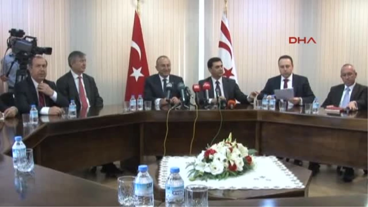 AB Bakanı ve Başmüzakereci Çavuşoğlu KKTC Dışişleri Bakanı Nami\'yi Ziyaret Etti