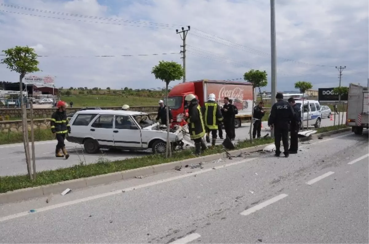 Çanakkale\'de Kaza; 1 Yaralı