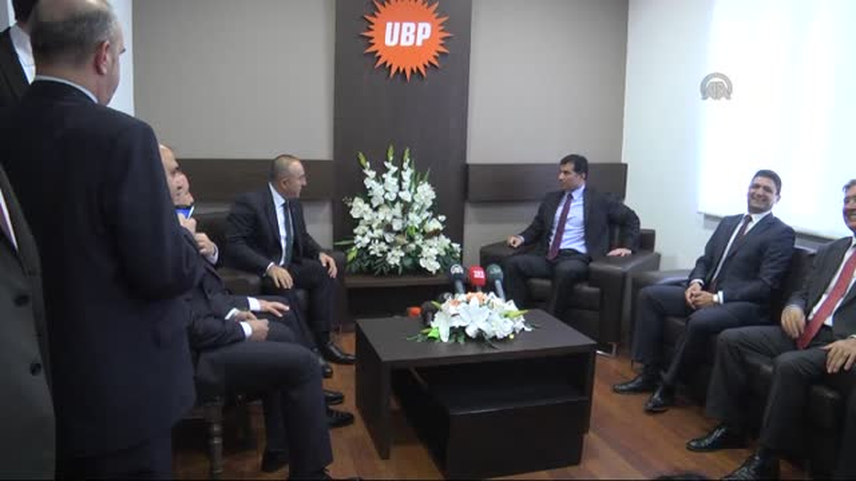 Çavuşoğlu, KKTC Başbakan Yardımcısı Denktaş ile Görüştü