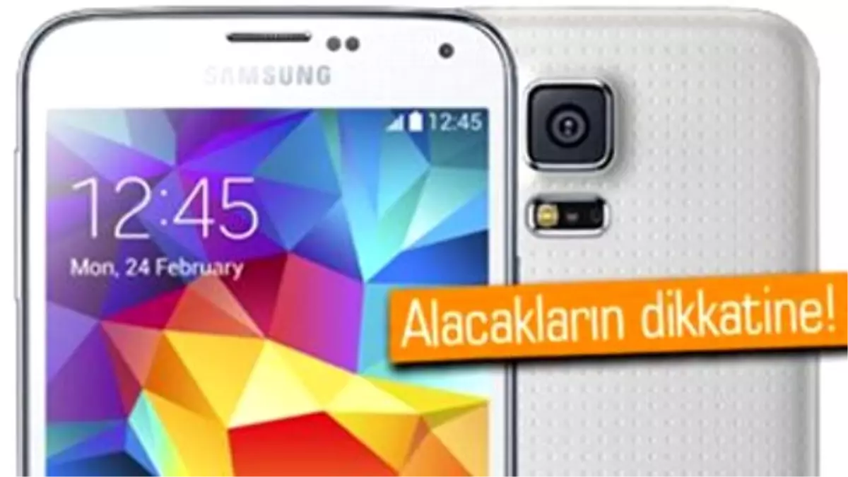 Galaxy S5\'e Son Dakika Müdahalesi