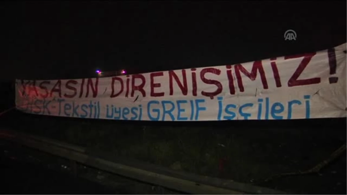 Hadımköy\'deki Greif İşçilerinin Grevi: 12 Gözaltı