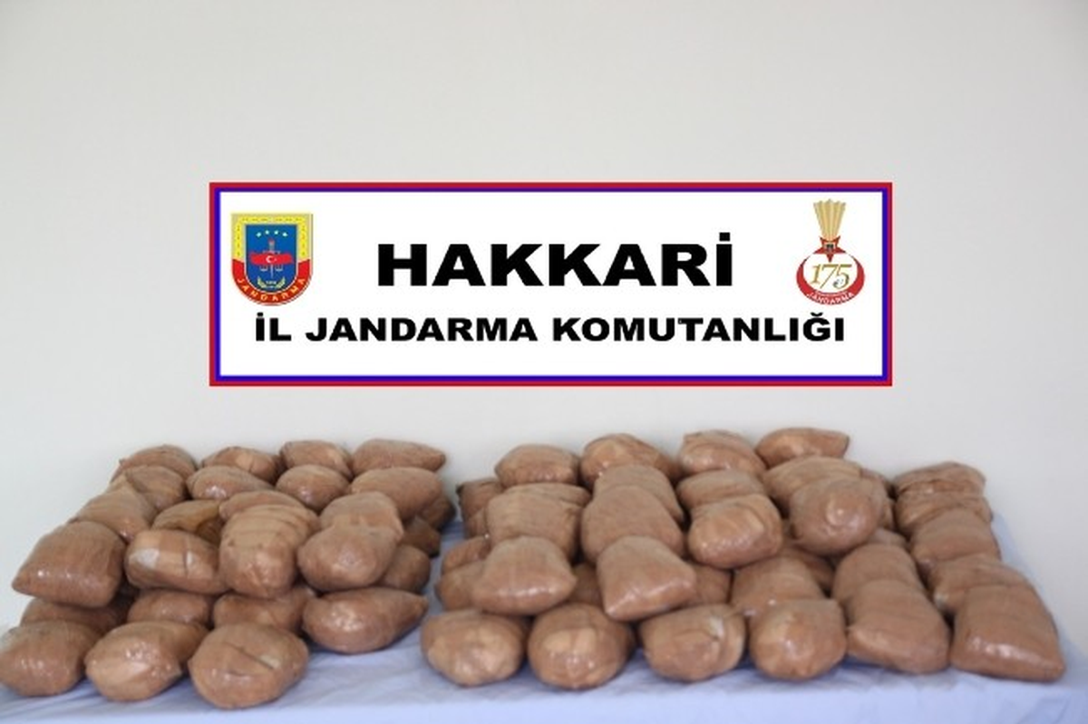 Hakkari\'de 41 Kilo 310 Gram Toz Esrar Ele Geçirildi