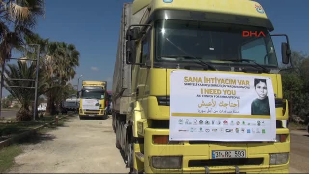 İhh, Suriye\'ye 133 Tır Yardım Malzemesi Gönderdi